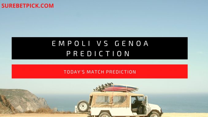 Empoli vs Genoa Prediction